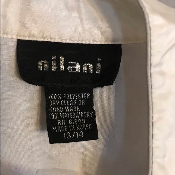 Vintage Pleated Silky White Buttn Down - Picture 4 of 9